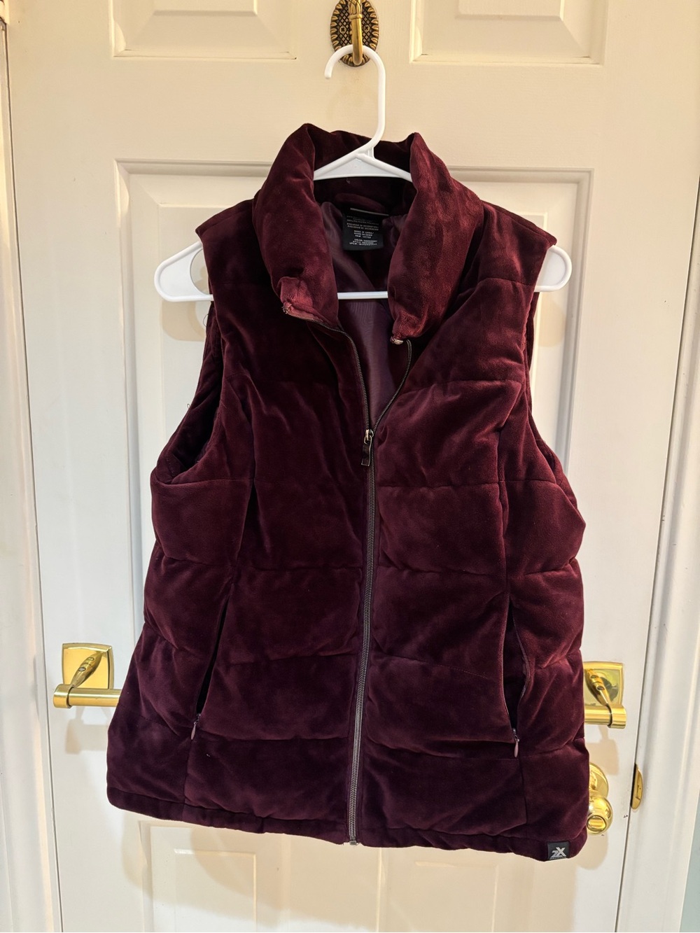 Zeroxposur Women’s Quilted Vest Jacket - Burgundy